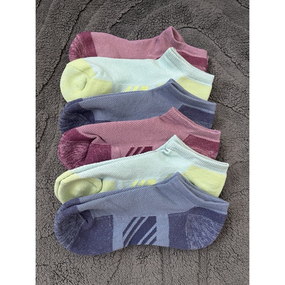 New 6 Pack Women’s Athletic Ankle Socks Size 6-9
